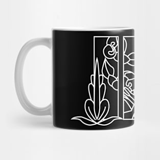 Abstract Plant Mug